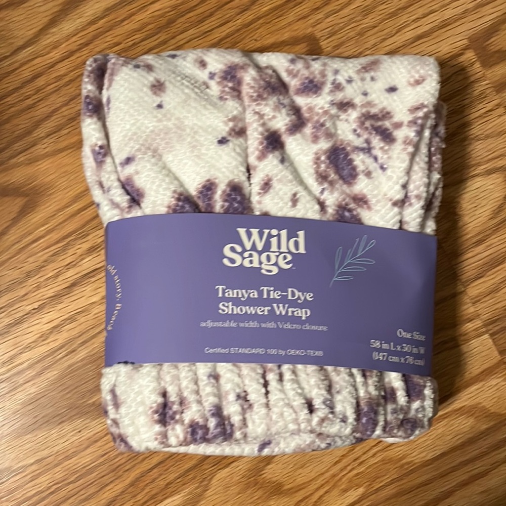 Taya Tie-Dye Shower Wrap